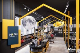 Design, manufacture and installation of stores: The Moon Shop, Bangkok.